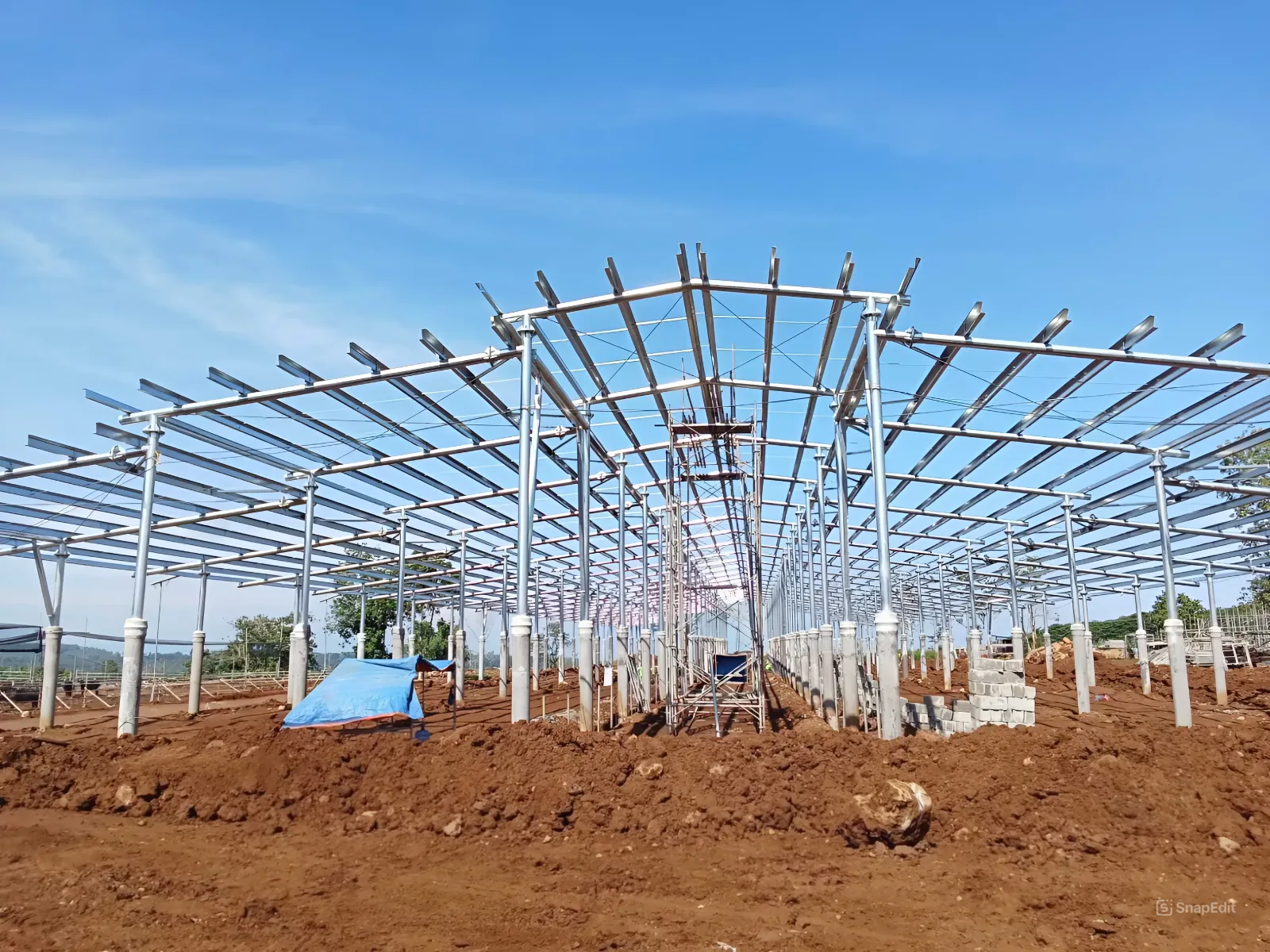 APC Cowbarn (4 Units) — agricultural steel project in Claveria, Misamis Oriental