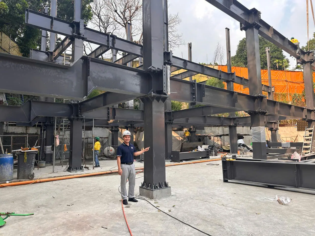 Two-Storey Residence Building — residential steel project in Dasmariñas Village, Makati City